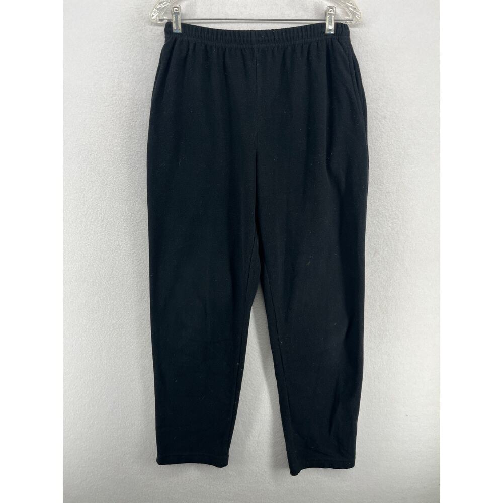 EARLY WINTERS Pants Women S Polartec Fleece Sweatpants Performance Black USA VTG